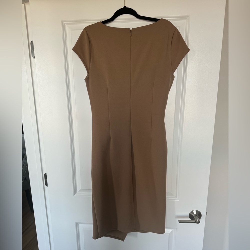 New York & Company Tan Midi Dress - Picture 3 of 5